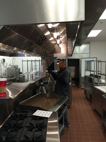 Commercial Kitchen Air Balancing and Testing hood